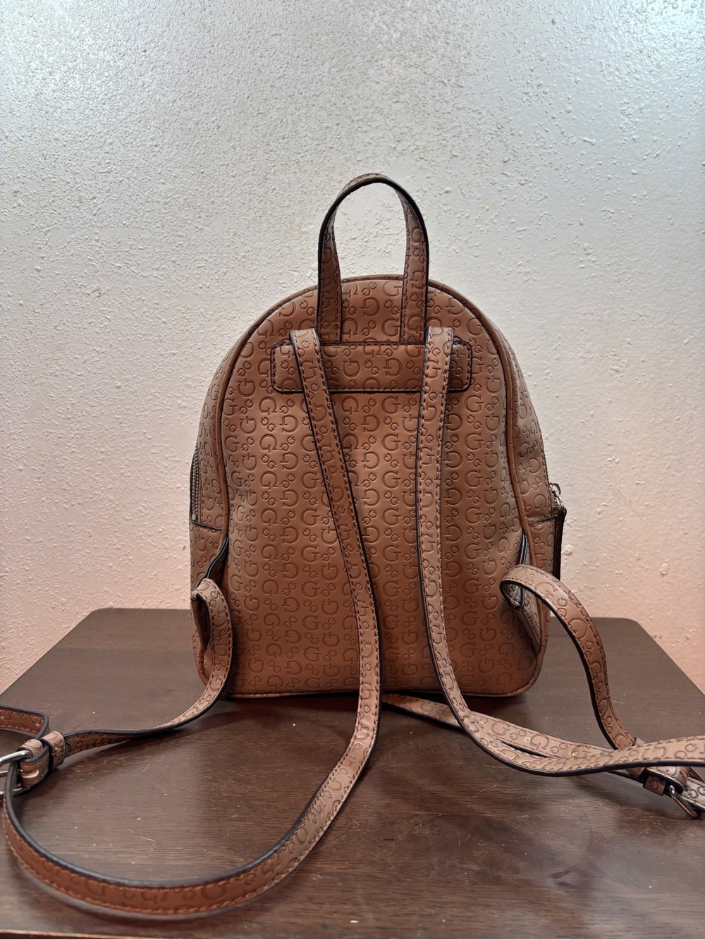 GUESS Embossed Logo Mini Backpack - Picture 6 of 11
